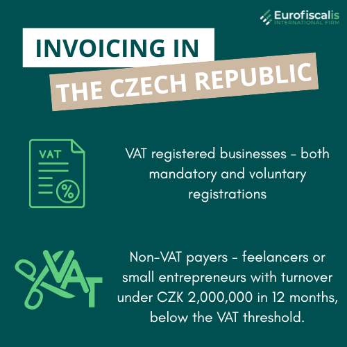 how to issue czech invoice Invoicing in Czech Republic VAT registered businesses in czech republic company registration number czech republic non VAT registered businesses in czech republic company register czech republic starting a business in czech republic